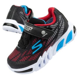 Tênis Homem-Aranha Skechers Flex Jr 400137N preto