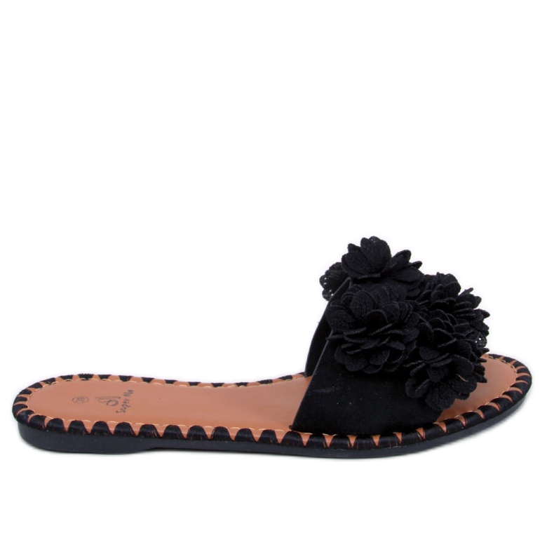 Chinelos Prima Black Flower preto