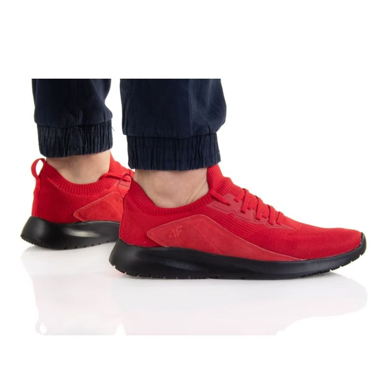 Calçados Esportivos Masculinos 4F D4L22-OBML202 vermelho