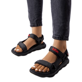 Sandália preta Lee Cooper LCW-23-34-1695L preto