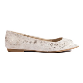 Sabrinas abertas de mulher Gold Shelovet dourado