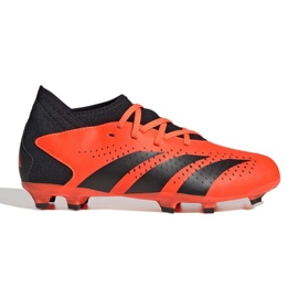 Chuteira Adidas Predator Accuracy.3 Fg Jr GW4608 laranja laranjas e vermelhos