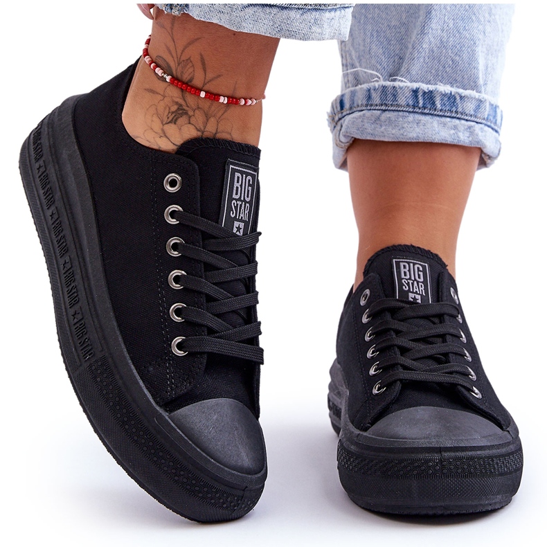 Tênis Big Star Platform Feminino LL274A176 Preto