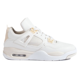 Tênis branco com sola grossa da Shelovet