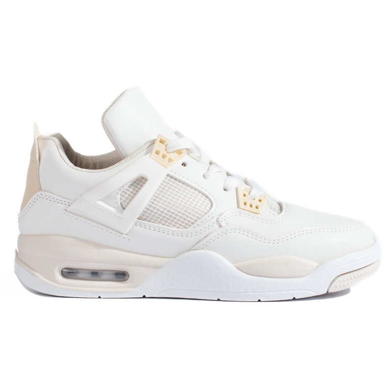 Tênis branco com sola grossa da Shelovet