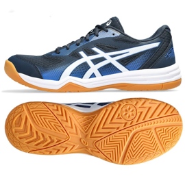 Tênis Asics Upcourt 5M 1071A086-403 azul Tênis Asics Upcourt 5M 1071A086-403 azul