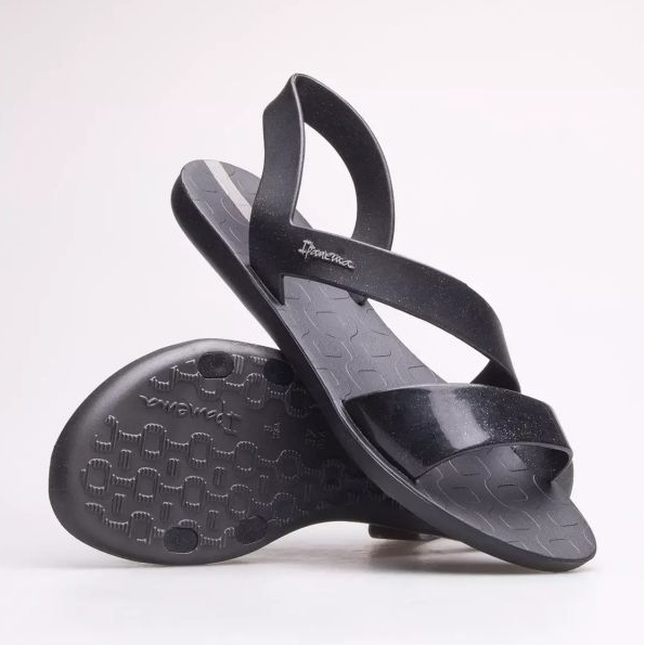 Sandália Ipanema Vibe Fem W 82429-AJ078 preto
