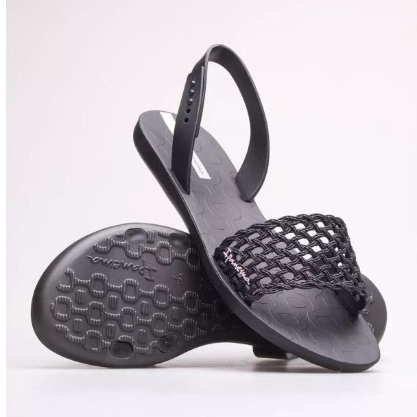 Sandália Ipanema Breezy Fem W 82855-AJ336 preto