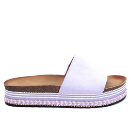 Sliders embelezados Demou Purple roxo