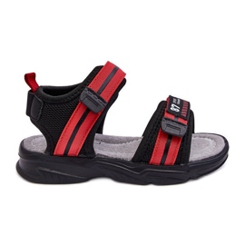 News Sandália infantil Brando Light Red Velcro preto News Sandália infantil Brando Light Red Velcro preto