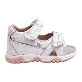 News Sandália Infantil Confortável com Velcro Branca Alaska branco