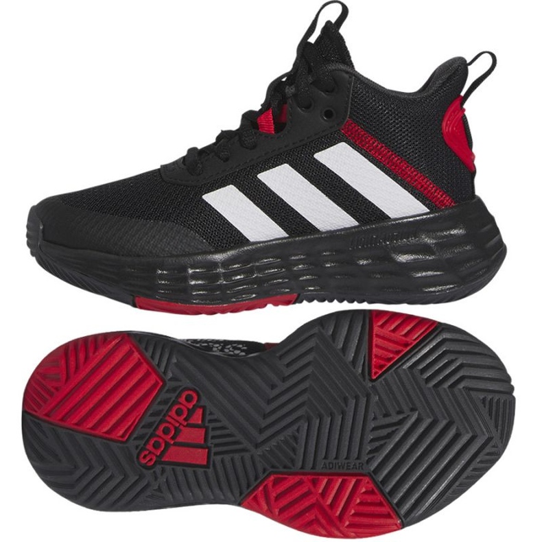 Tênis de basquete adidas OwnTheGame 2.0 Jr. IF2693 preto preto