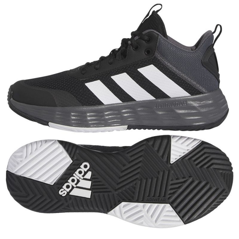 Tênis de basquete adidas OwnTheGame 2.0 M IF2683 preto preto