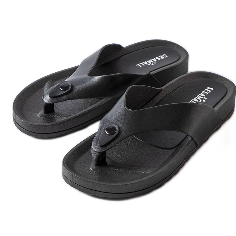 Inna Sandália plataforma preta Elide. preto