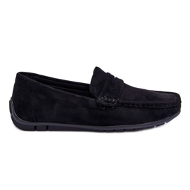 Mocassim de camurça masculino Wesley preto