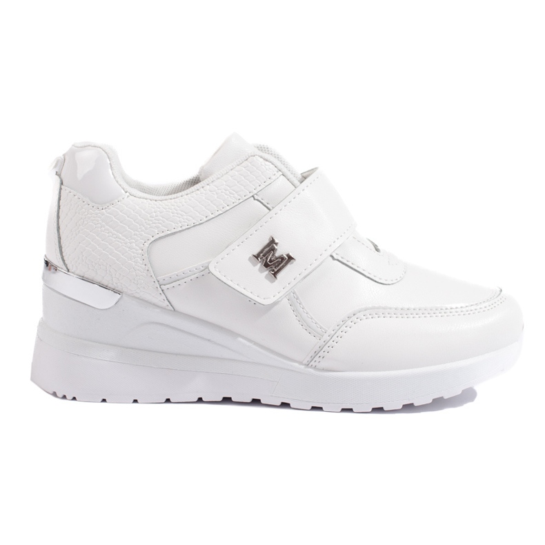 Shelovet tênis de salto alto branco