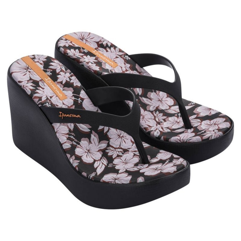 Chinelos Ipanema Aloha Fem W 83444 AJ948 preto