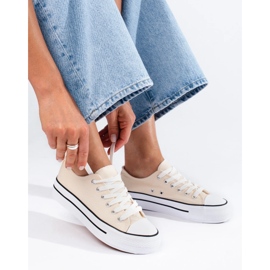 Ténis Shelovet bege de mulher