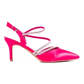Sapatos de salto alto Shelovet fúcsia femininos rosa