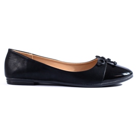 Sapatilhas pretas clássicas com laço Shelovet preto