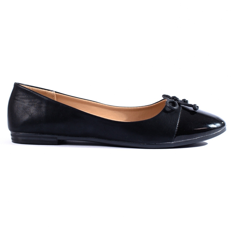 Sapatilhas pretas clássicas com laço Shelovet preto