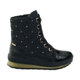 Caprice Botas de neve Membrane 26204 Botas pretas amarelo preto