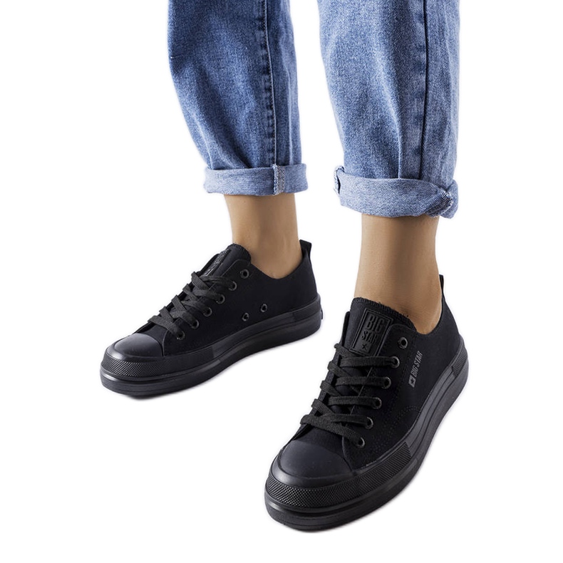 Tênis plataforma preto Big Star LL274967