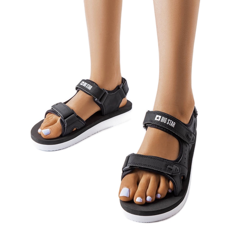 Sandália de espuma Big Star preta LL274789 preto