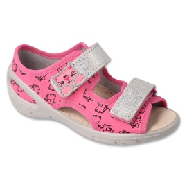 Befado sapatos infantis pu 065X195 rosa