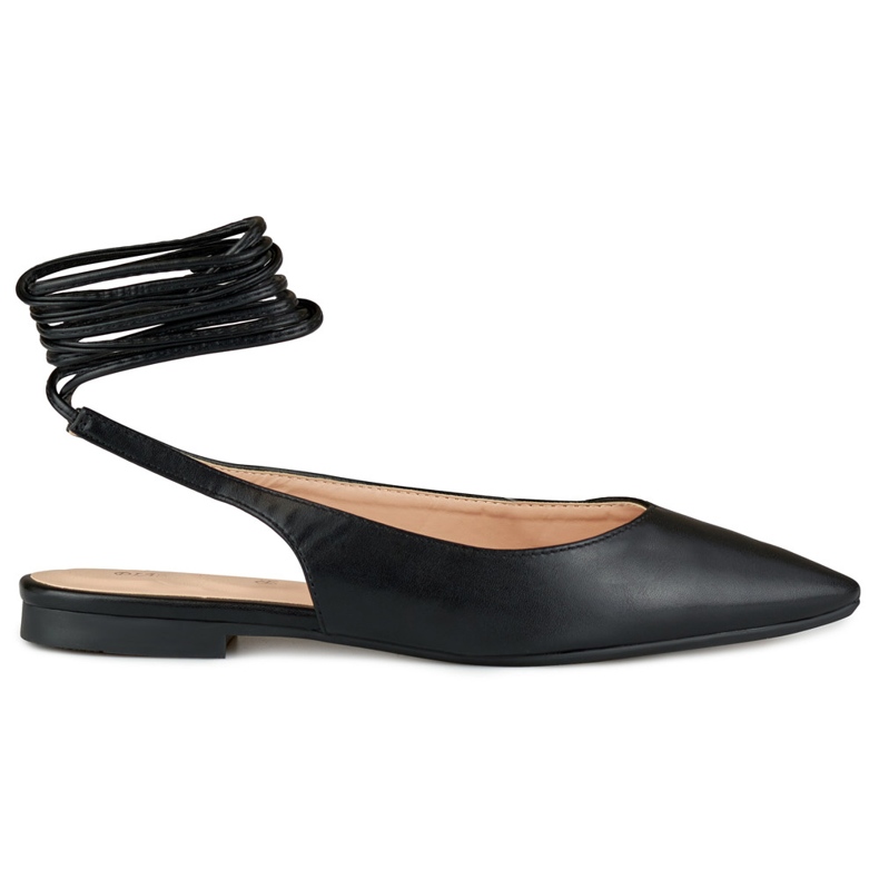 Bailarinas de amarrar preto