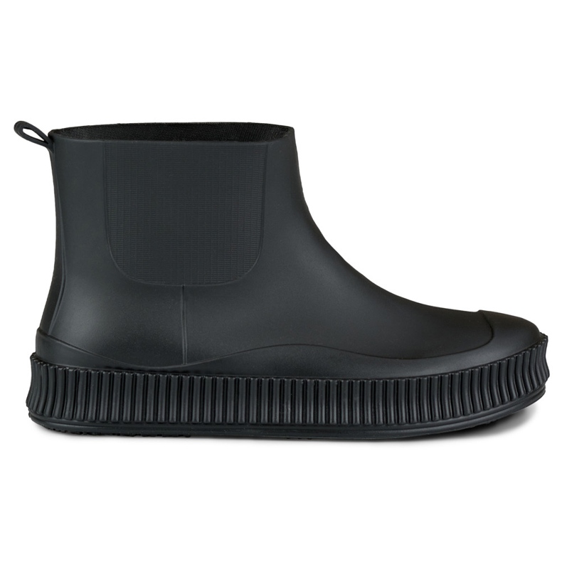 Botas de chuva pretas foscas para mulher preto
