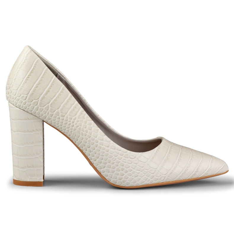 Bombas brilhantes em um poste feito de couro ecológico cinza