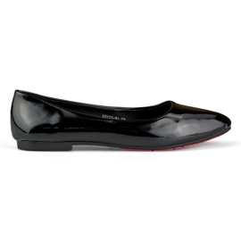 Bailarinas de mulher lacadas a preto