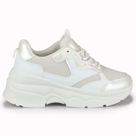 Ténis brancos de mulher Geori