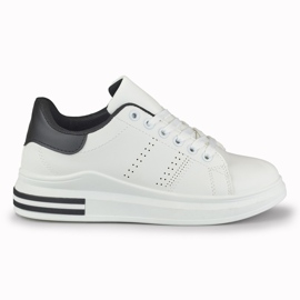 Sapatilhas de mulher Gerini pretas e brancas branco