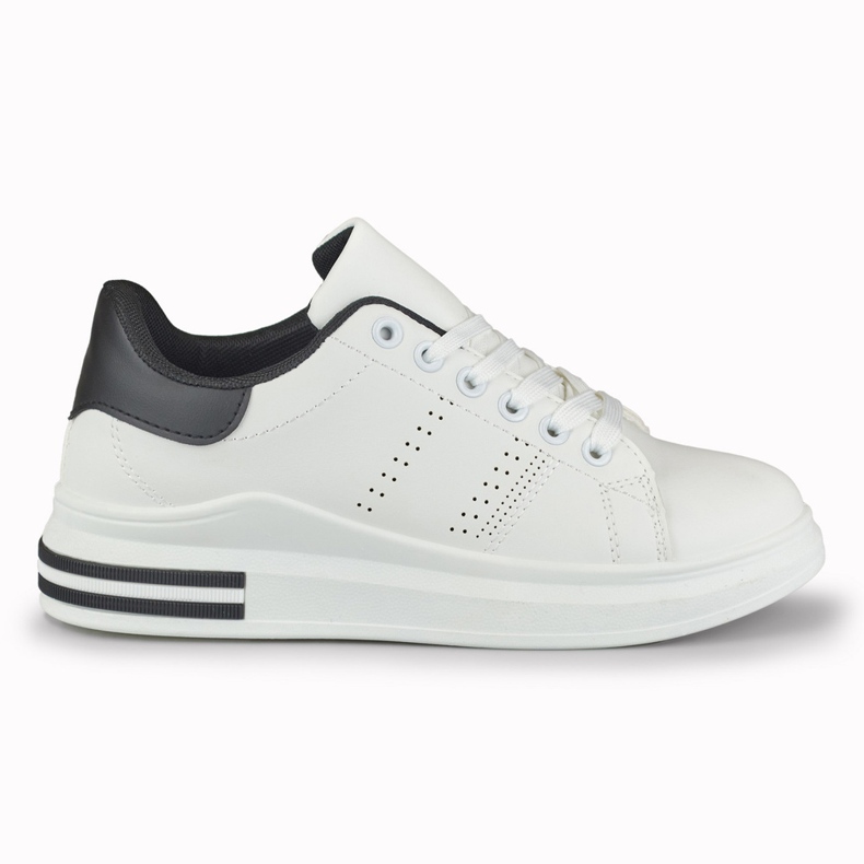 Sapatilhas de mulher Gerini pretas e brancas branco