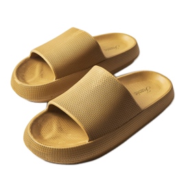 Escorregas de borracha Porto brown marrom