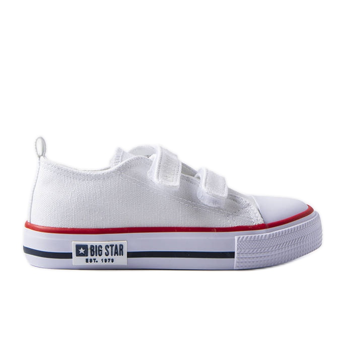 Tênis infantil branco Big Star KK374085