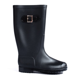 Botas altas de mulher pretas Shelovet preto Botas altas de mulher pretas Shelovet preto