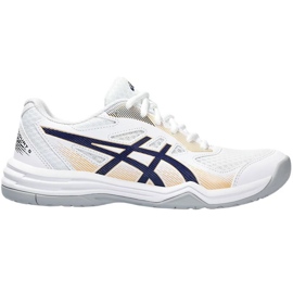 Tênis de vôlei Asics Upcourt 5 W 1072A088 104 branco branco