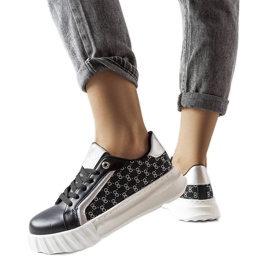 Tênis plataforma preto Giuseppe