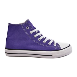 FR1 Tênis clássico feminino de cano alto roxo Remos