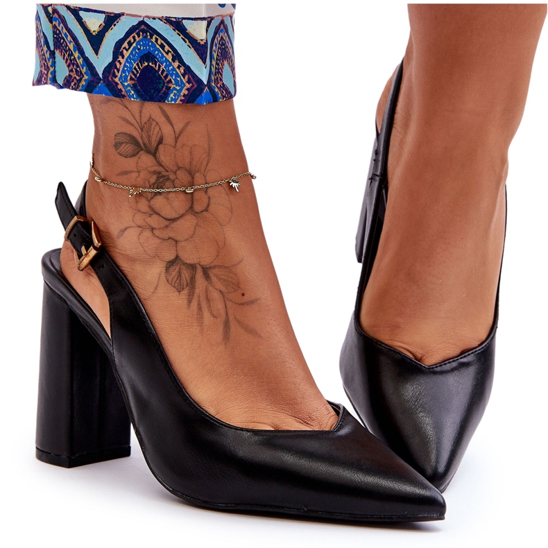 Sapatilha Peep Toe Classic Black My Love preto