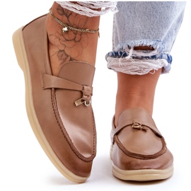 PM1 Mocassim Clássico Feminino Marrom Cortez