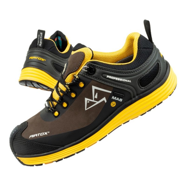Sapatos de trabalho Airtox Safety S3 Src Esd MA6S3CA castanho
