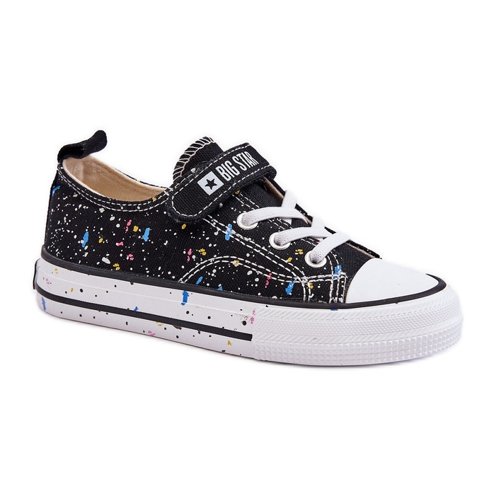 Tênis Infantil com Velcro Big Star LL374063 Preto
