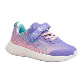 Tênis esportivo infantil leve Sistema de espuma viscoelástica Big Star LL374151 Roxo