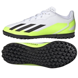 Chuteira Adidas X Crazyfast.4 Tf Jr IE4066 branco branco