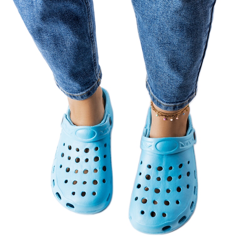 Chinelos fechados de espuma azul, Kleist