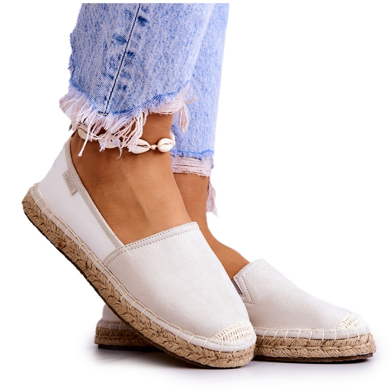 Espadrilhas Clássicas Femininas Big Star JJ274951 Branco-Cinza